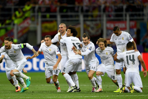  欧洲超级杯，皇马点球大战击败塞维利亚